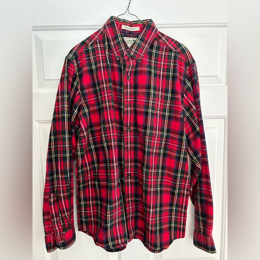 L.L. Bean flannel shirt, EUC